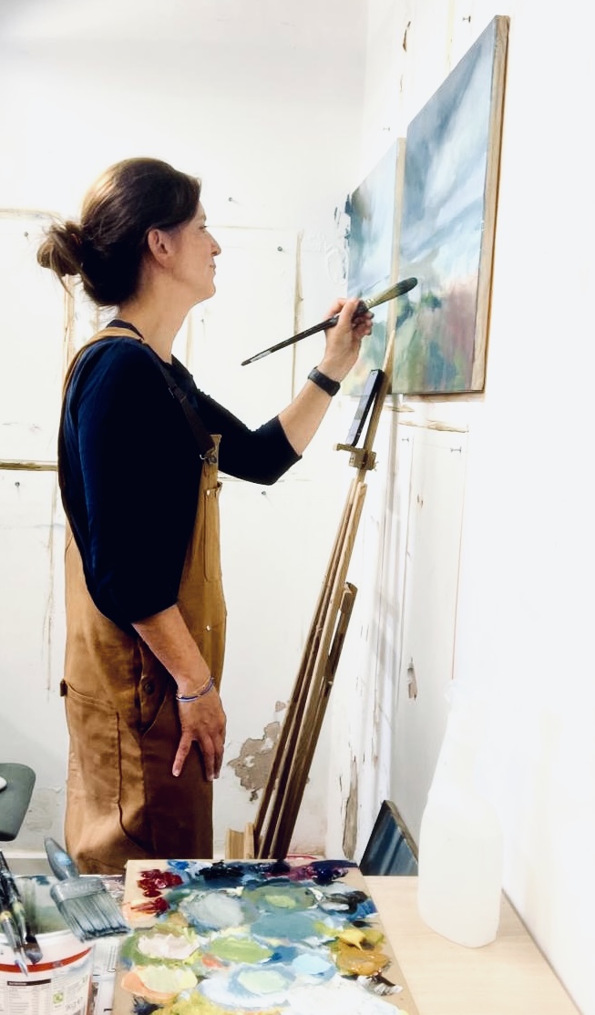 Portrait of Kirsten Dhanda in her studio