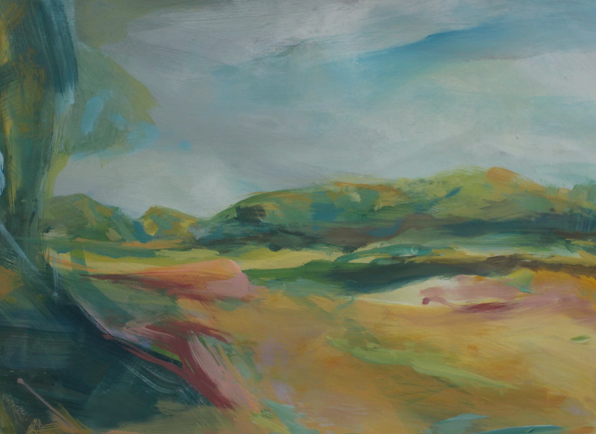 Grounding Place III — Acrylic on paper