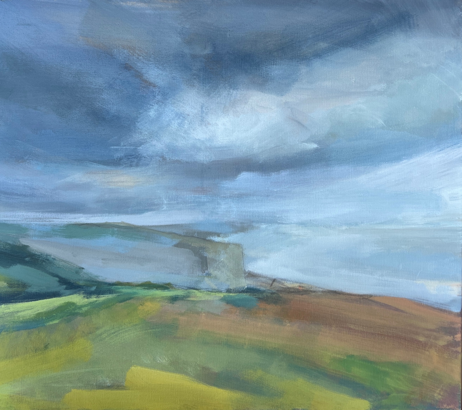 Chalk Edge — Acrylic on canvas